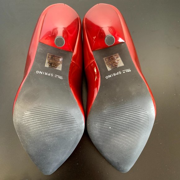 Call It Spring Ruby Red Stilettos - Picture 10 of 12